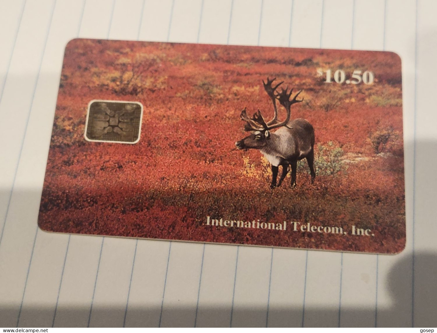 UNITED STATES-ALASKA-(USA-ASK-03-INR-6)-DENALI NATIONAL PARK-(1)-(10.50)-(C3A000594)-tirage-3.000-good - [2] Chip Cards