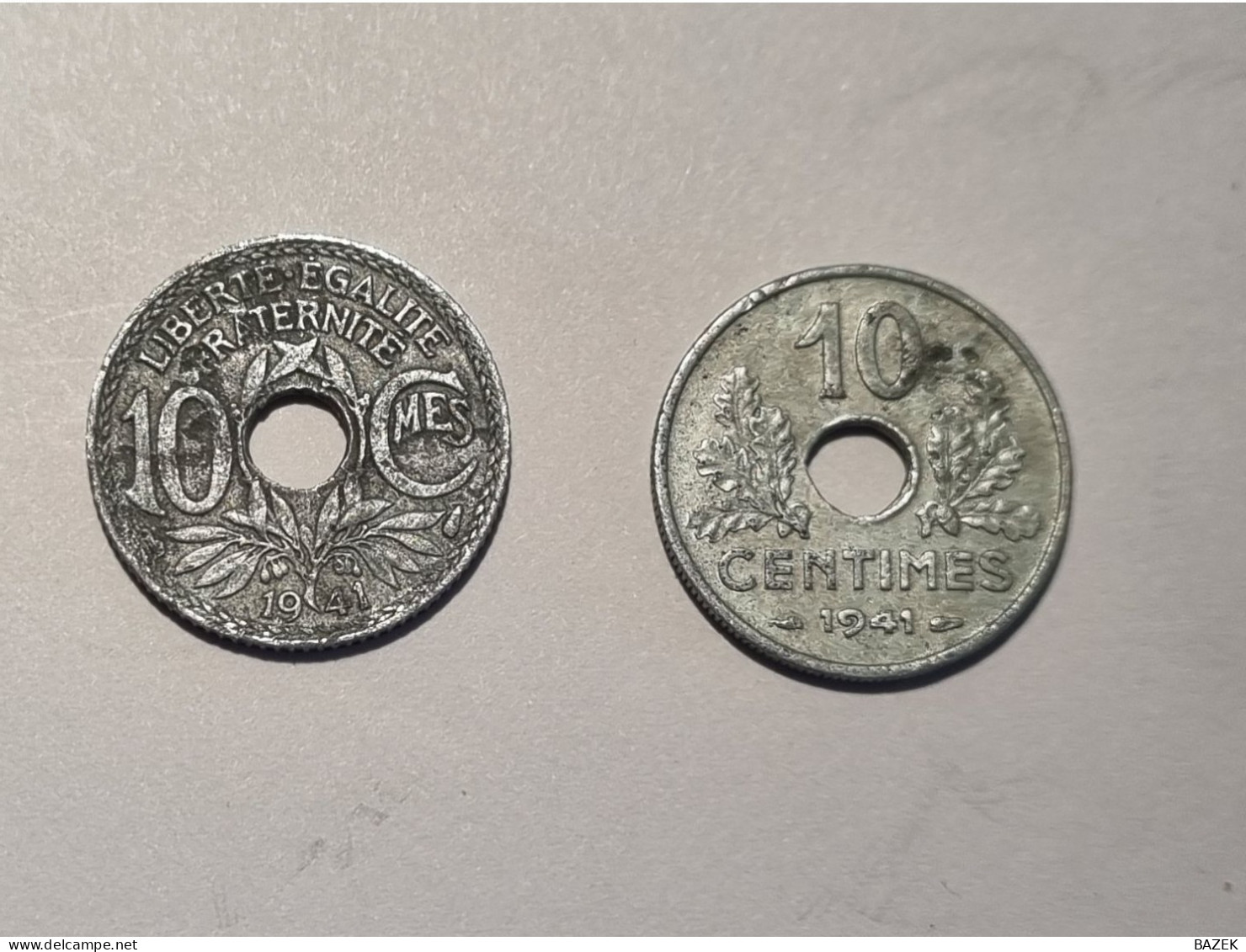 10 Cts 1941  LINDAUER  / ETAT FRANCAIS - 10 Centimes