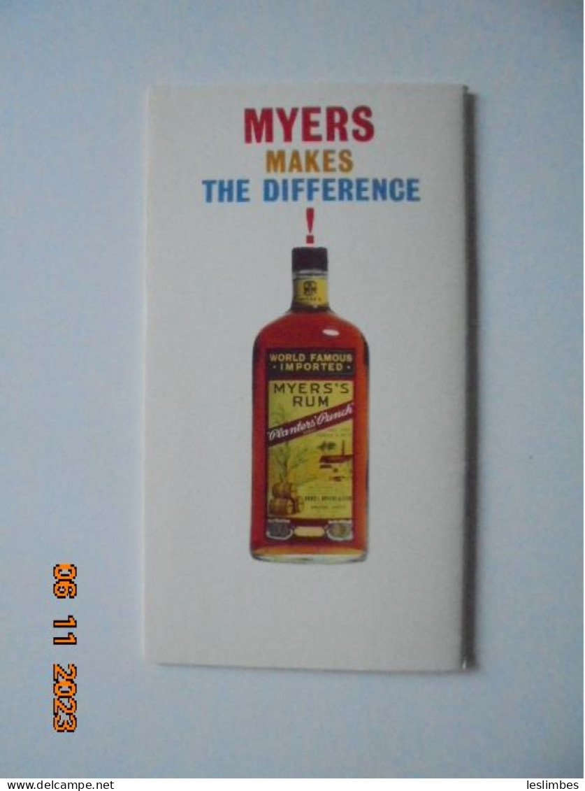 Myers Jamaica Rum Food And Drink Recipes - American (US)