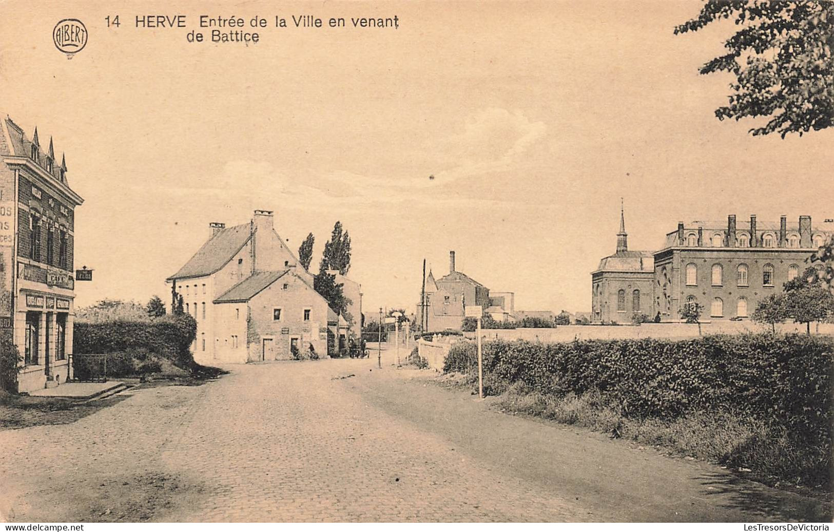 BELGIQUE - Herve - Entrée De La Ville En Venant De Battice - Maisons - Carte Postale Ancienne - Herstal