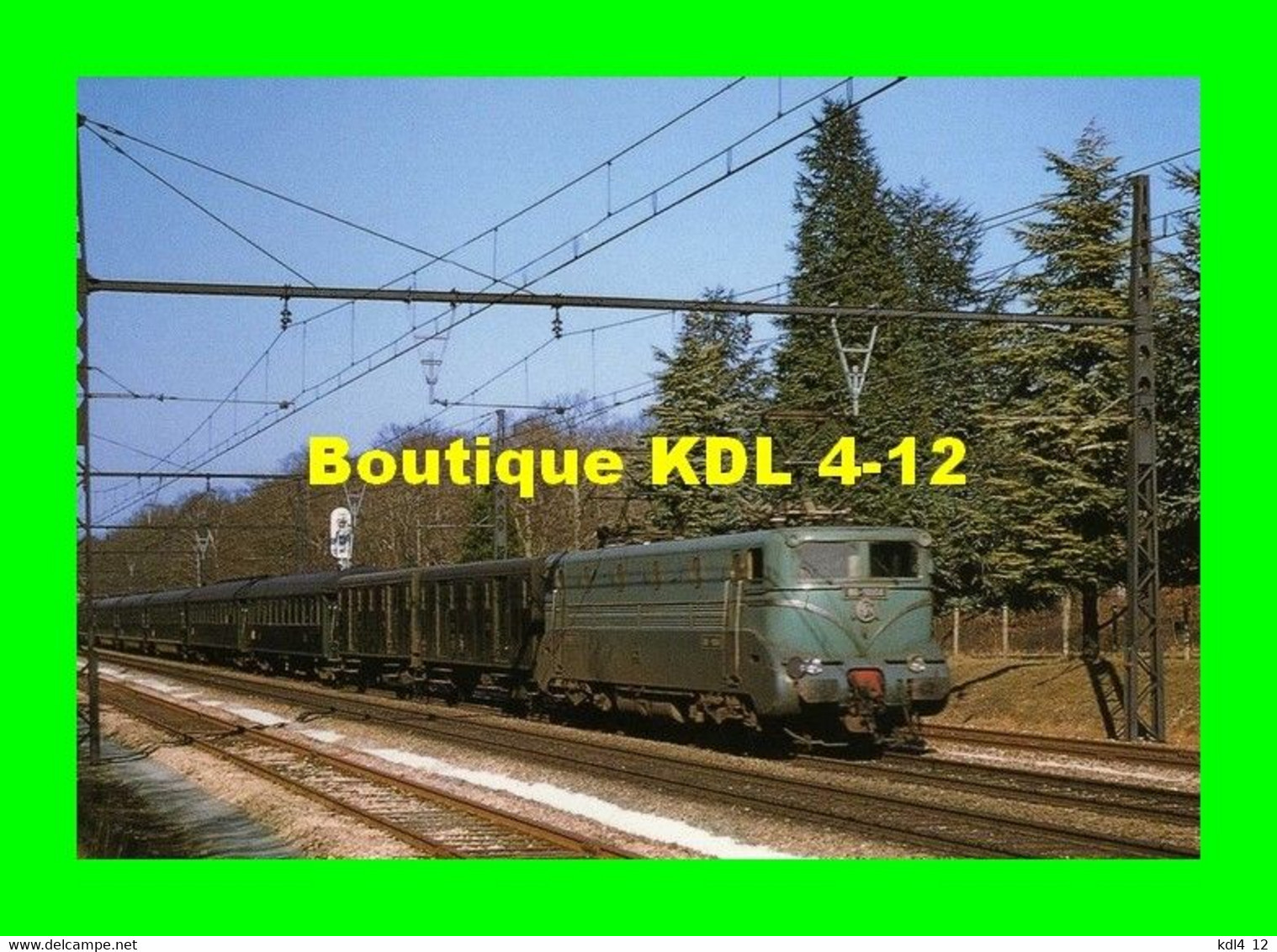 ART 084 - Train - Loco BB 9004 Entre LE PERRAY EN YVELINES Et RAMBOUILLET - SNCF - Le Perray En Yvelines