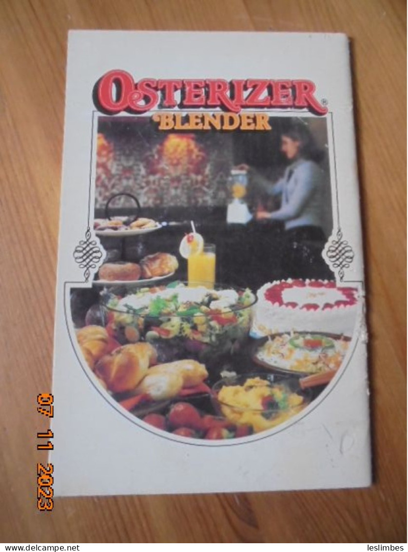 Osterizer Blender Creative Cookery Cookbook - Oster Division Of Sunbeam Corporation - Nordamerika