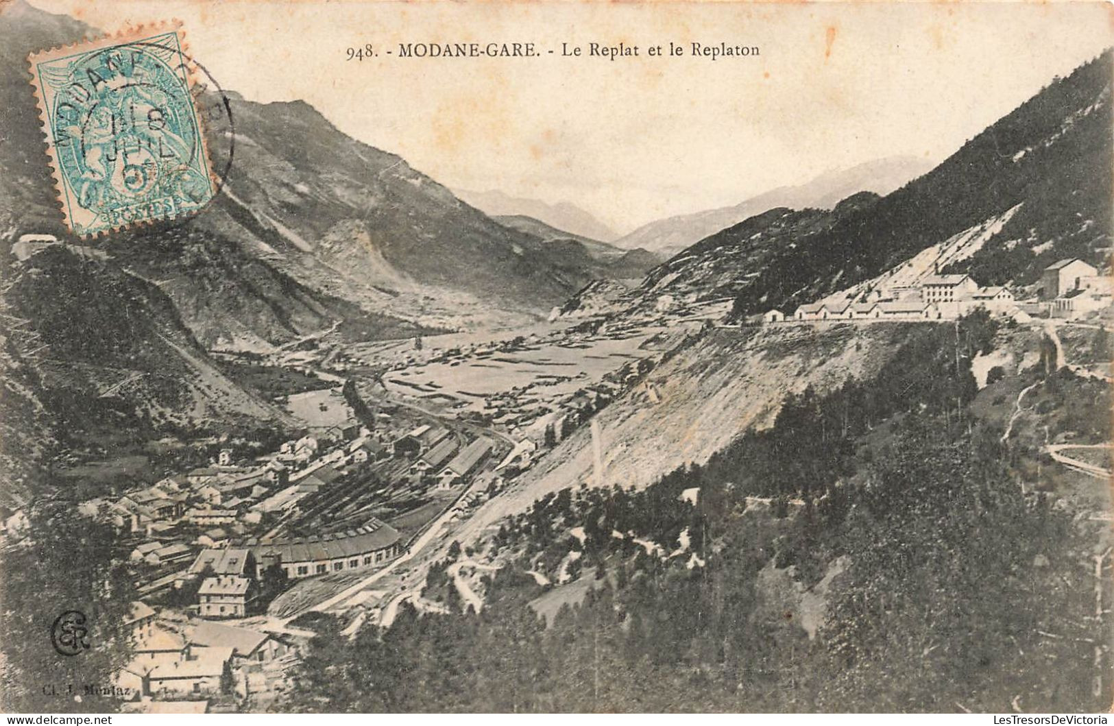 FRANCE - Modane - Gare - Le Replat Et Le Replaton - Carte Postale Ancienne - Modane