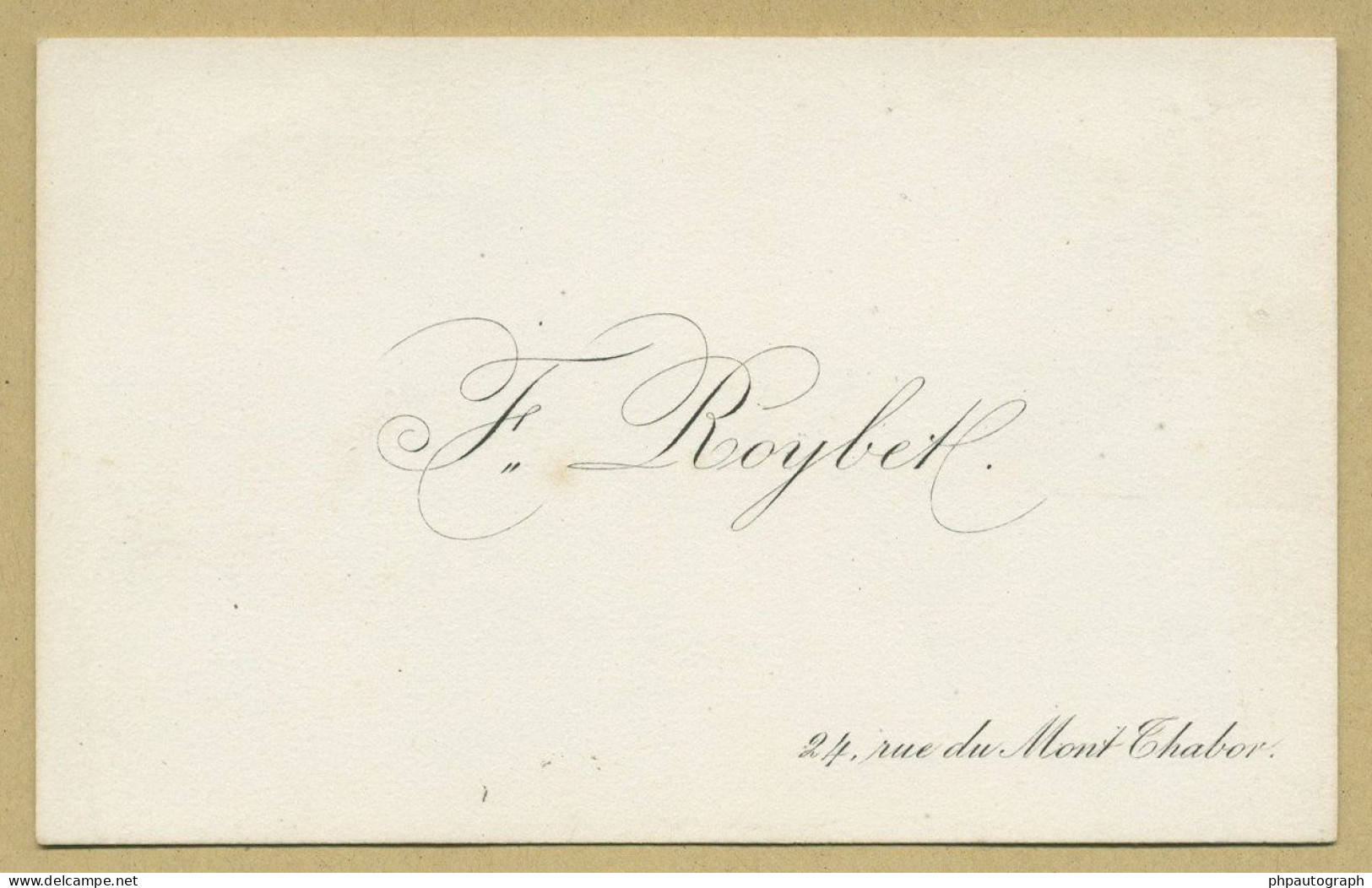 Ferdinand Roybet (1840-1920) - Peintre Français - Lettre Autographe Signée - Schilders & Beeldhouwers