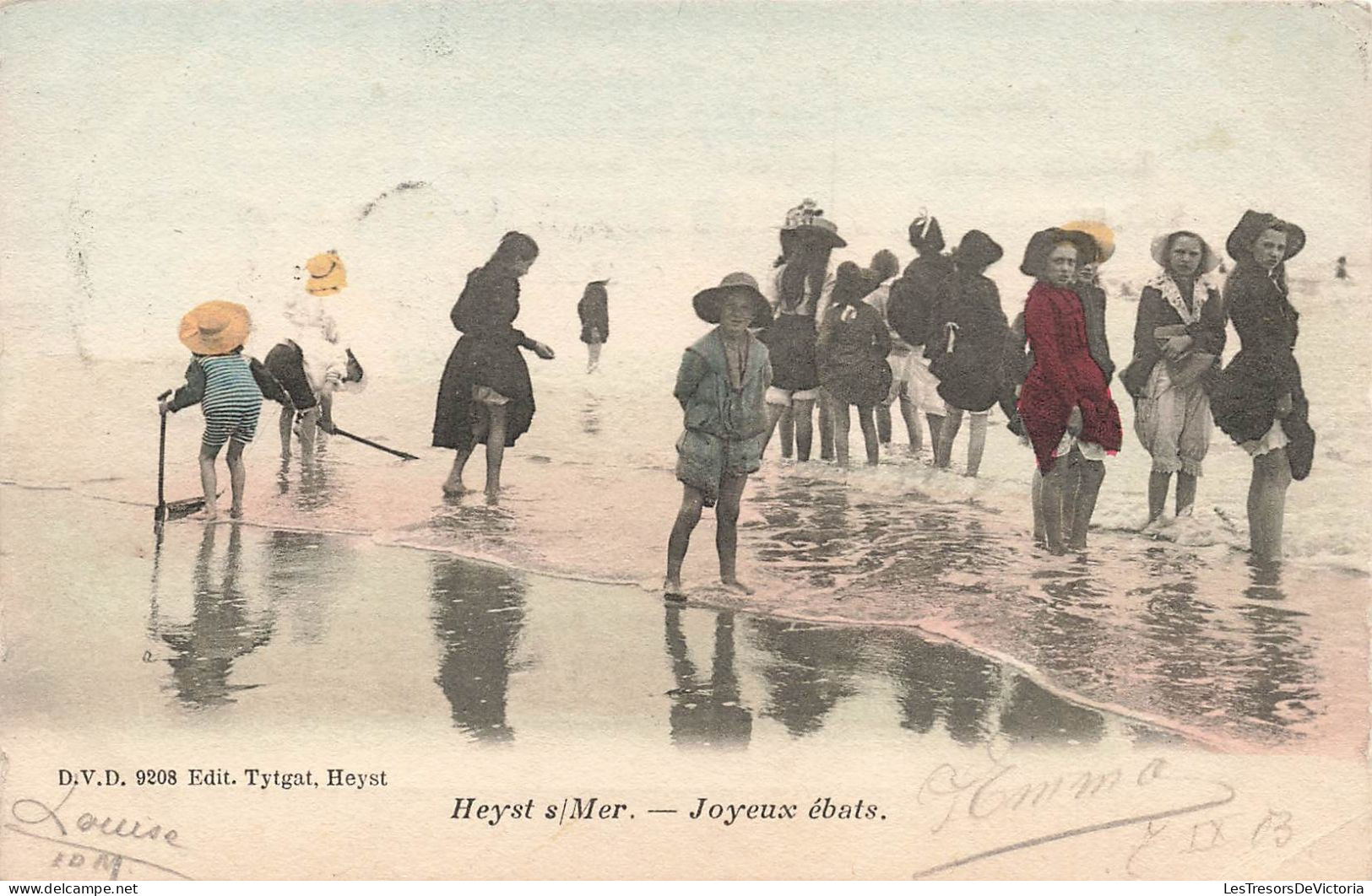 BELGIQUE - Heyst Sur Mer - Joyeux ébats - Enfants Sur La Plage - Colorisé - Edit Tytgat - Carte Postale Ancienne - Heist