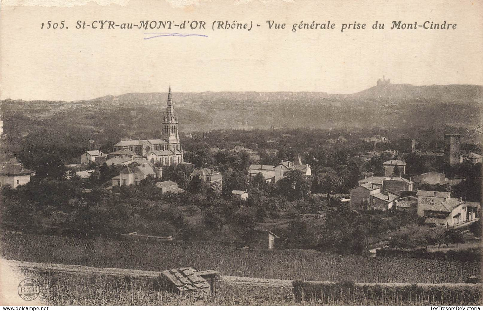 FRANCE - Lyon - Saint-Cyr-au-Mont-d'Or - Vue Générale Prise Du Mont-Cindre - Carte Postale Ancienne - Andere & Zonder Classificatie