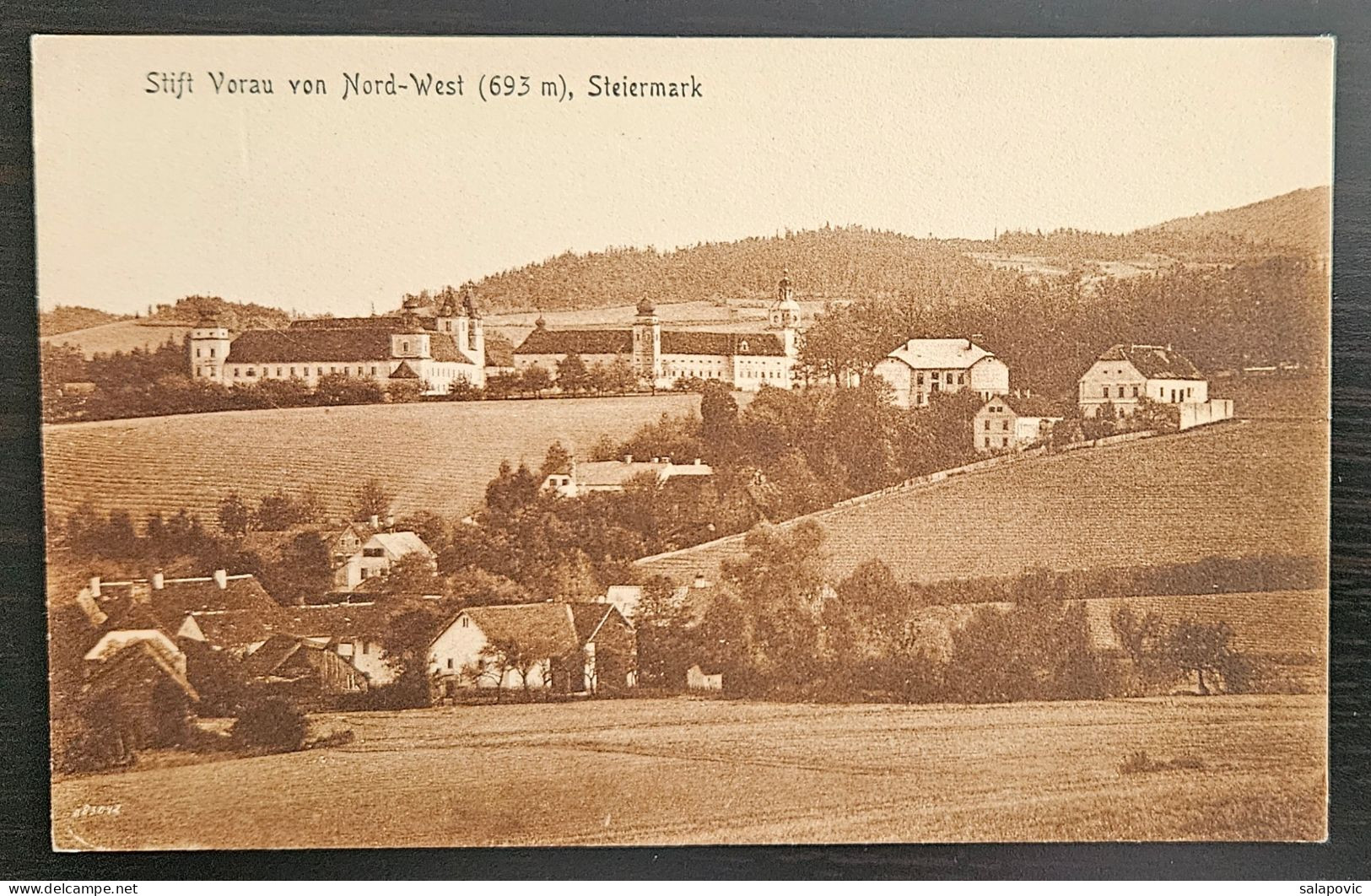 Austria, Vorau, Stift U. Markt Von Nord-West  Steiermark 1/3 - Vorau