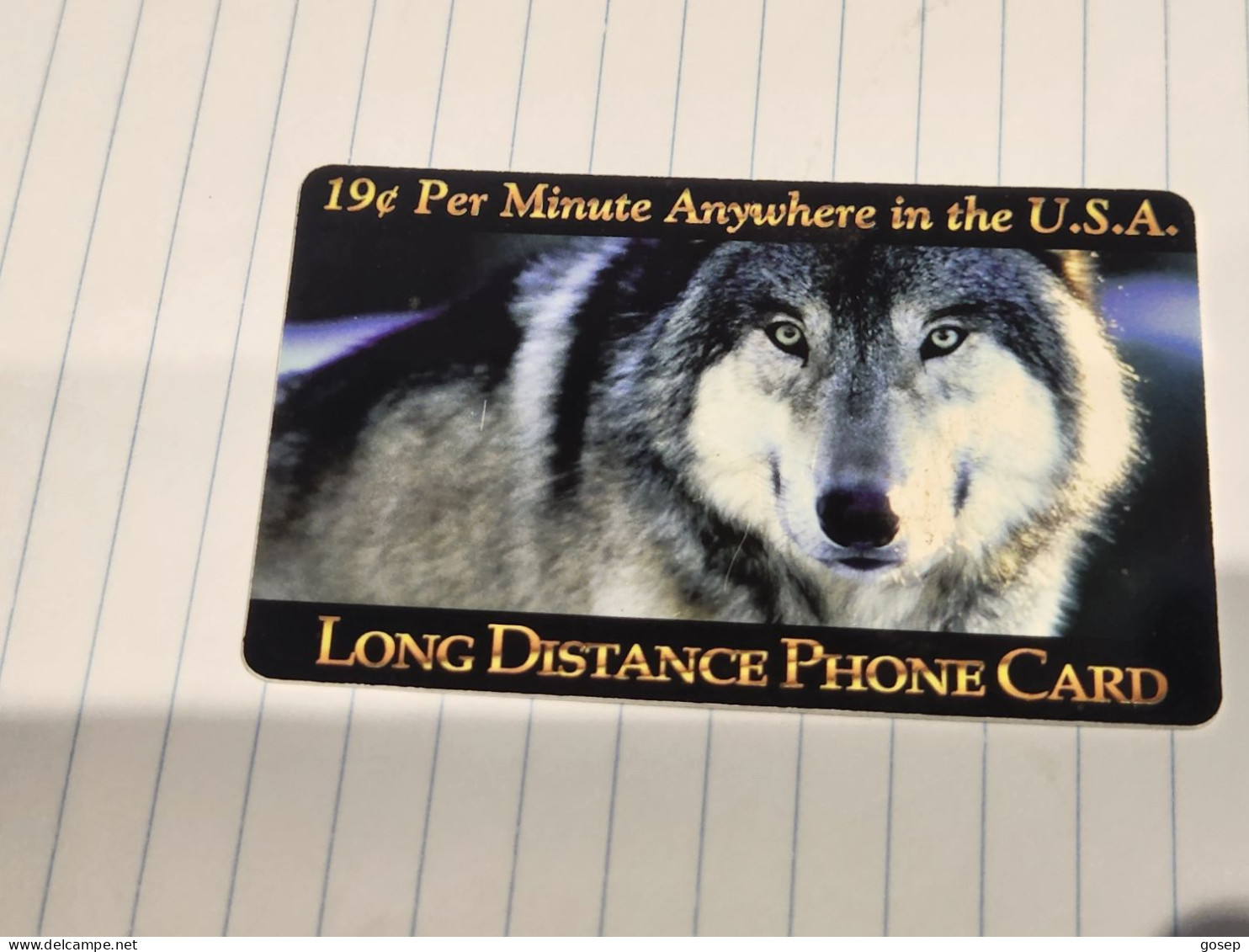 UNITED STATES-LONG DISTANCE PHONE CARD-DOG-(1)-(6512-8301-5615)-(2Q98)-good - Chipkaarten