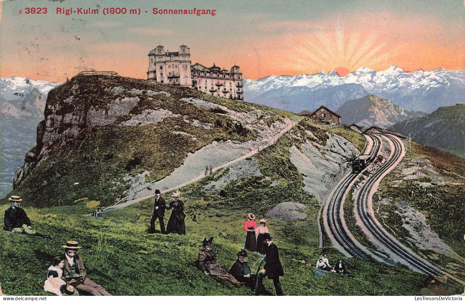 SUISSE - Schwyz - Rigi-Kulm - Lever De Soleil - Colorisé - Carte Postale Ancienne - Sonstige & Ohne Zuordnung