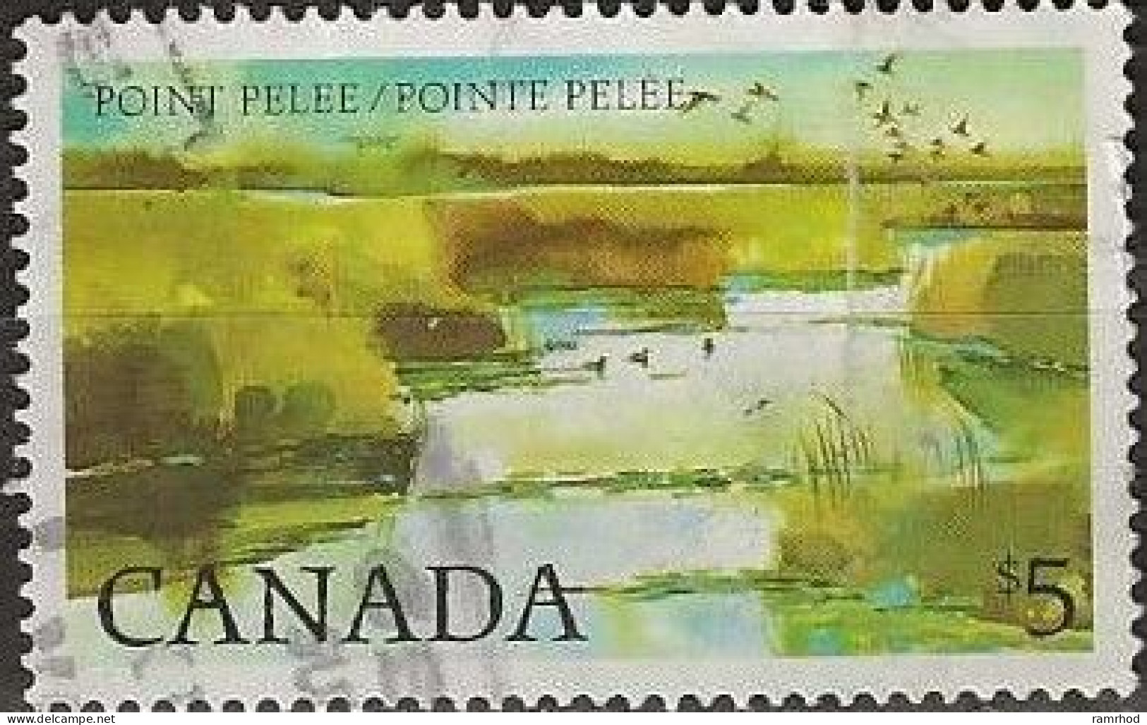 CANADA 1977 Point Pelee - $5 - Multicoloured FU - Oblitérés