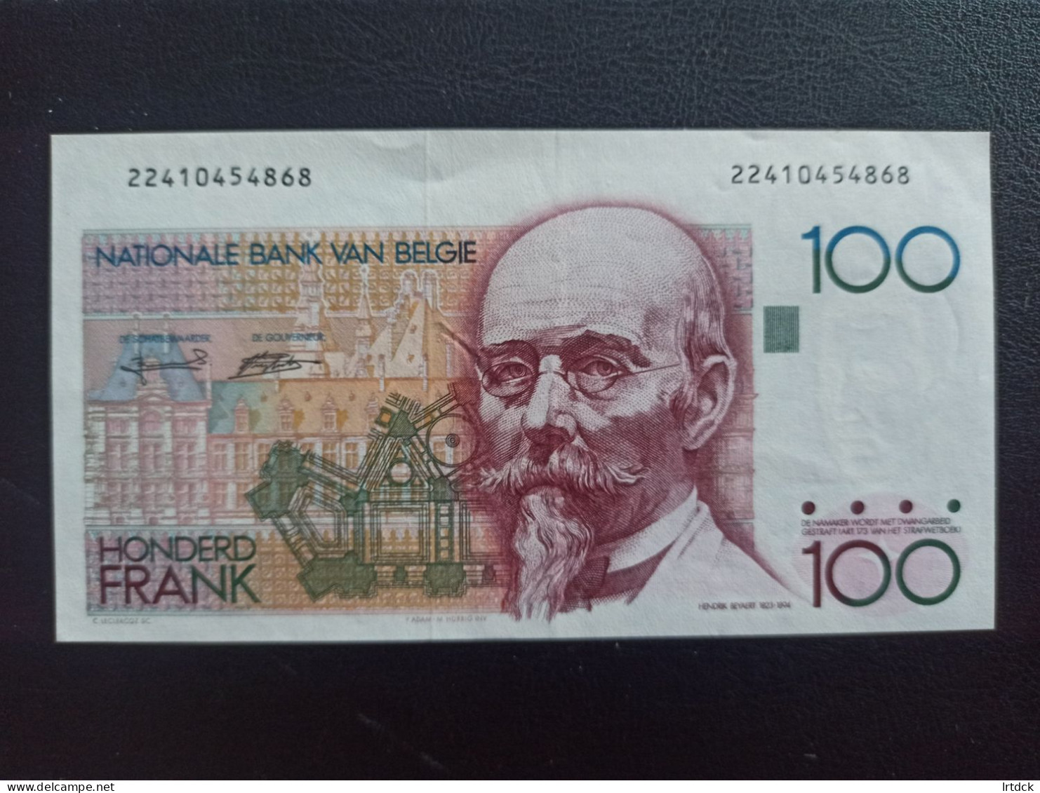 Billet Belgique 100 Francs 1977 - Sonstige & Ohne Zuordnung