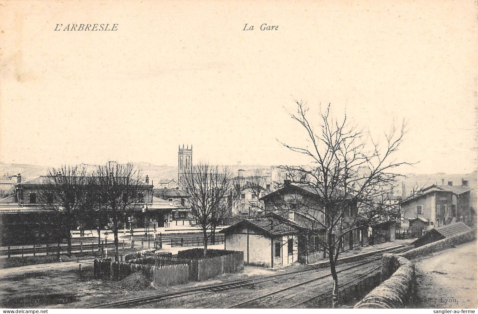 CPA 69 L'ARBRESLE / LA GARE - Autres & Non Classés