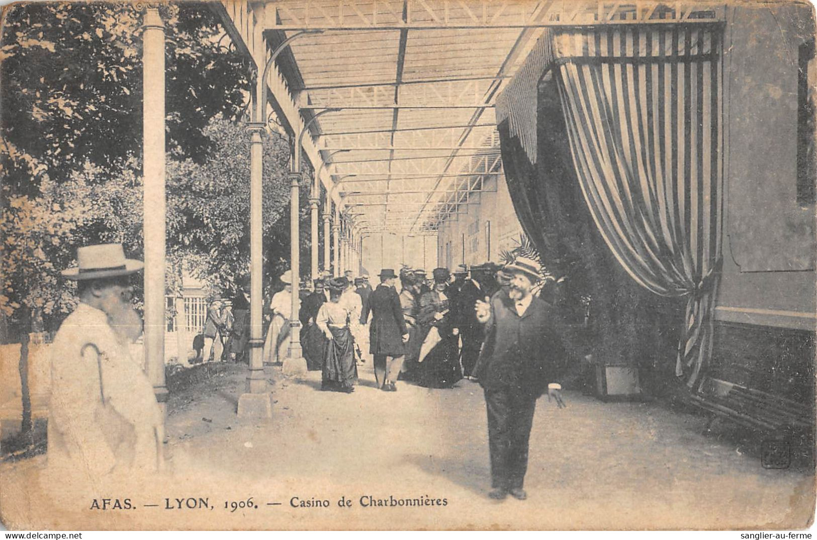 CPA 69 LYON / AFAS 1906 / CASINO DE CHARBONNIERES - Autres & Non Classés