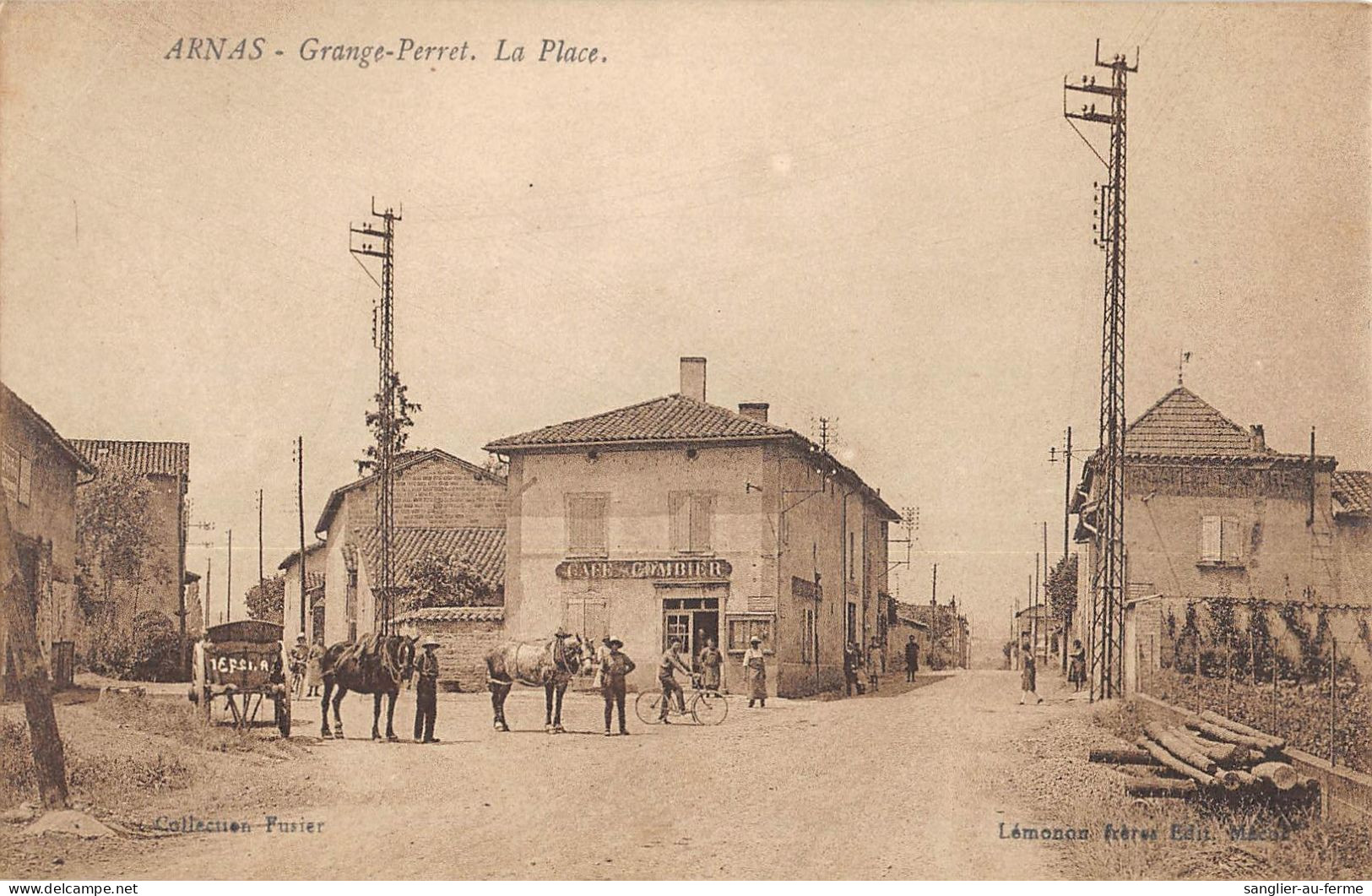 CPA 69 ARNAS / GRANGE PERRET / LA PLACE - Other & Unclassified