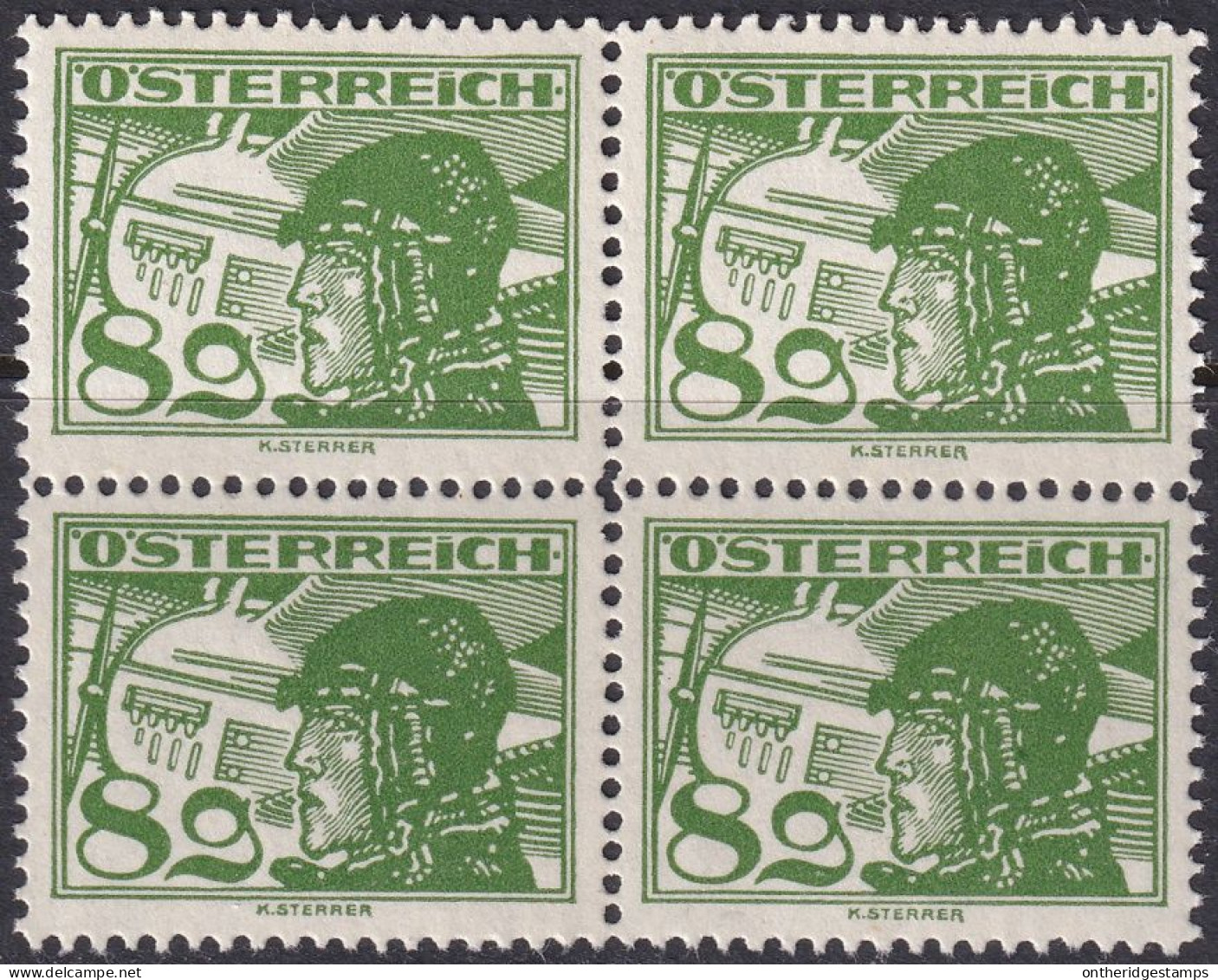 Austria 1925 Sc C15 Österreich Mi 471 Air Post Block MNH** - Ungebraucht