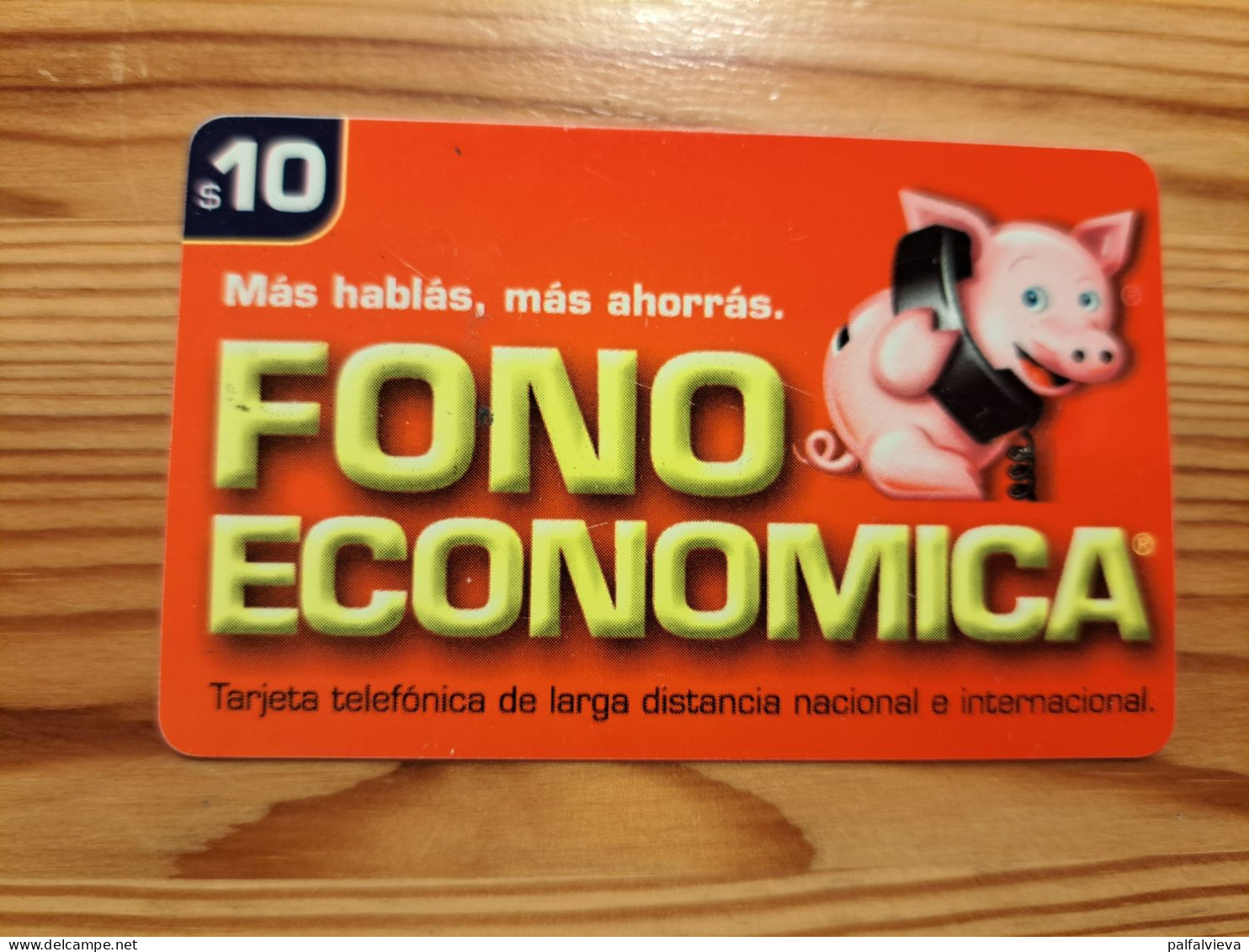 Prepaid Phonecard Argentina, Fono Economica - Pig - Argentine