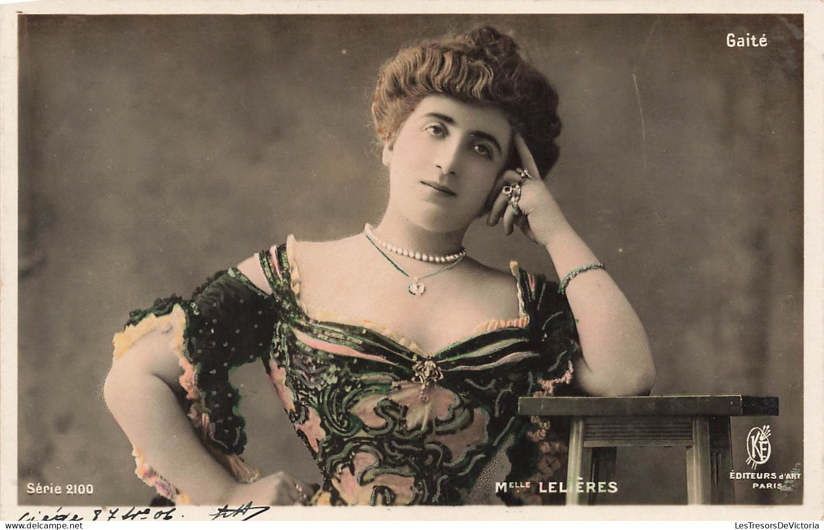 FANTAISIE - Femme - Mlle Lelière - Gaité - Editeurs D'Art Paris - Colorisé - Carte Postale Ancienne - Frauen