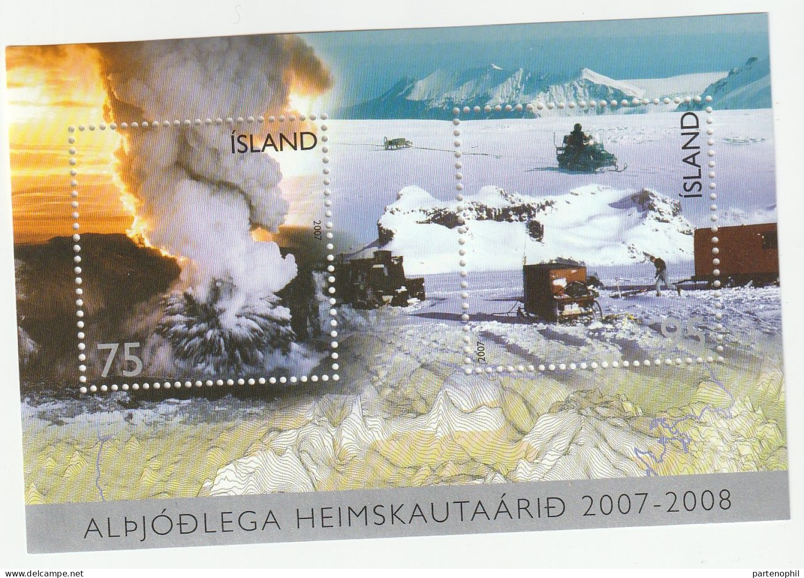 Iceland -  International Year Of The Arctic Polar Expedition Set MNH - International Polar Year