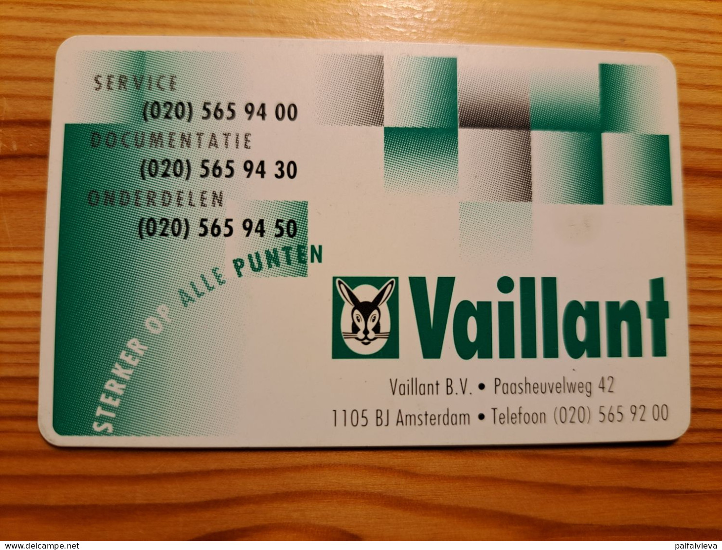 Phonecard Netherlands - Vaillant 1.000 Ex. - Privées