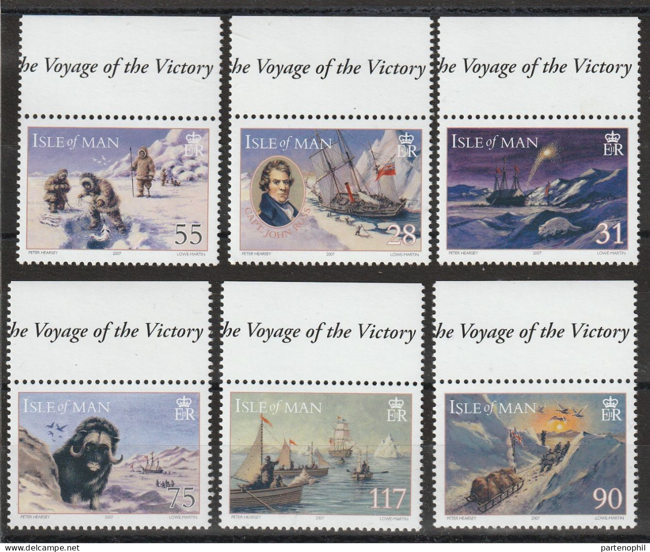 Man International Year Of The Arctic Polar Expedition Set MNH - Internationales Polarjahr