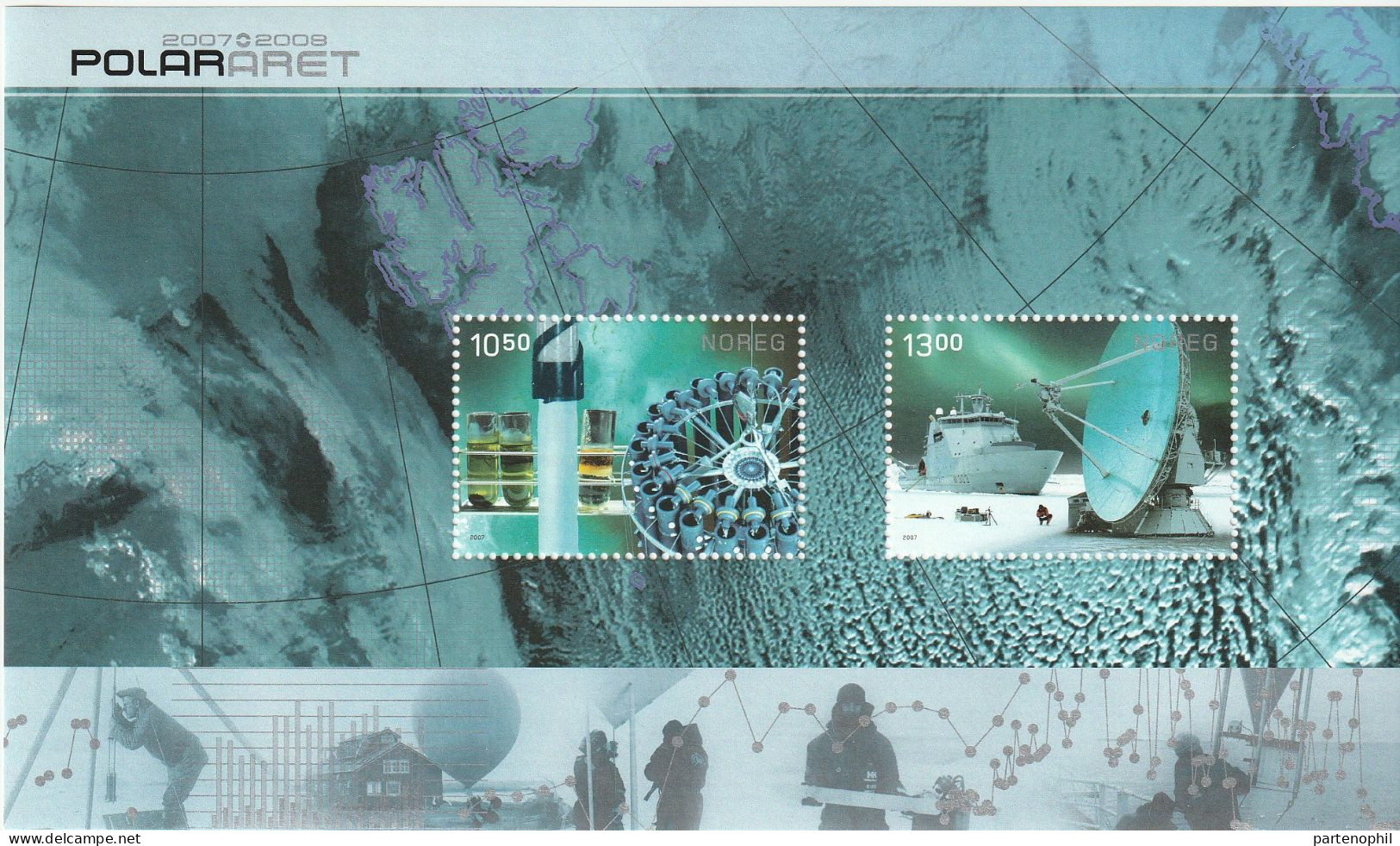 Norge International Year Of The Arctic Polar Expedition Set MNH - Année Polaire Internationale