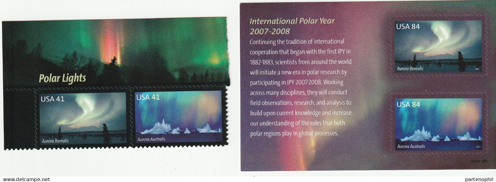 USA International Year Of The Arctic Polar Expedition Set MNH - International Polar Year