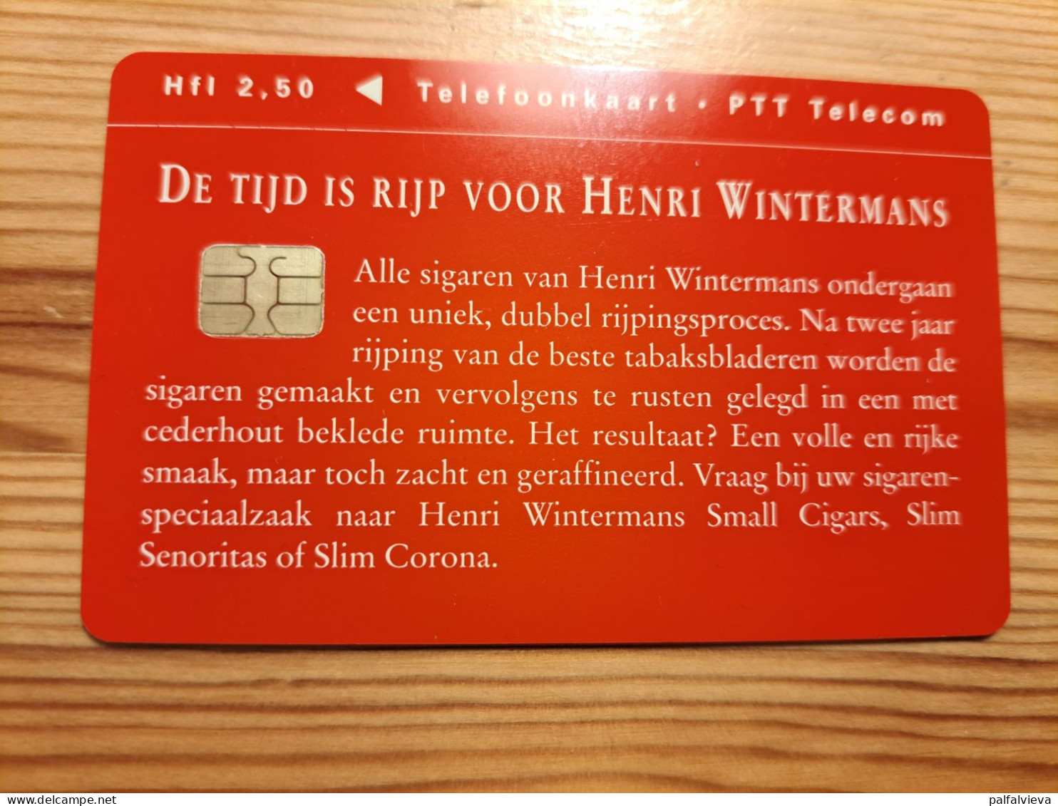 Phonecard Netherlands - Henri Wintermans 15.000 Ex. - Privat