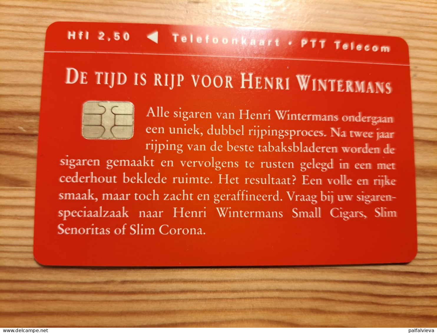 Phonecard Netherlands - Henri Wintermans 15.000 Ex. - Privé