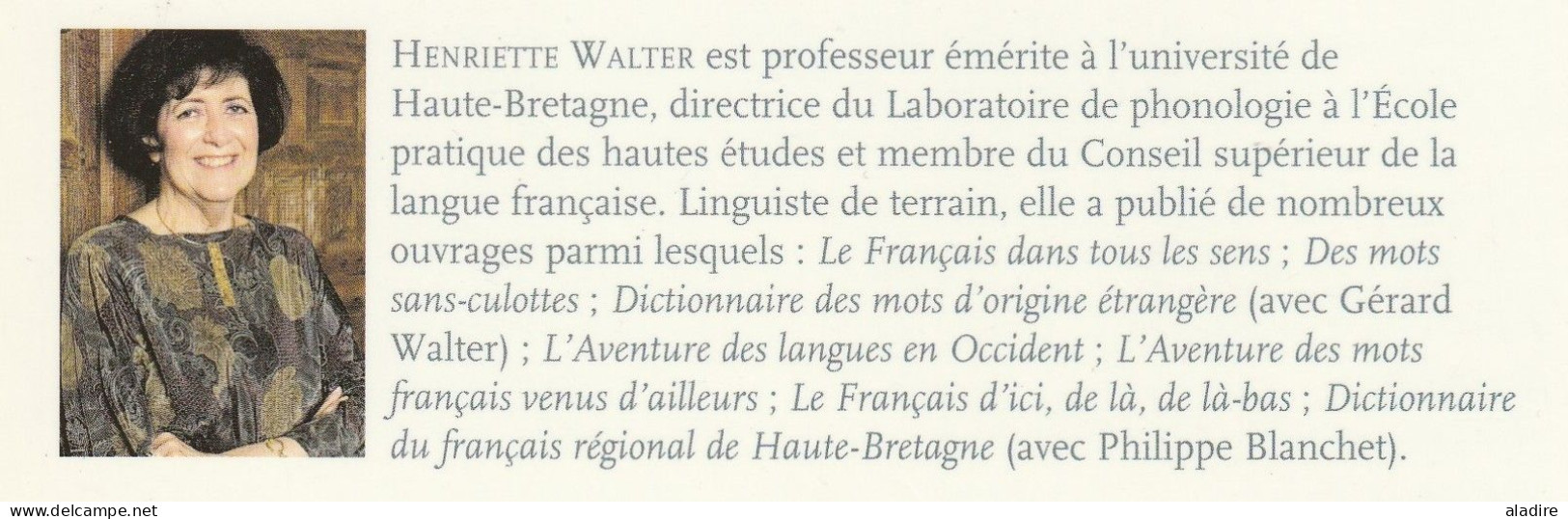 HENRIETTE WALTER - HONNI SOIT QUI MAL Y PENSE - Robert Laffont - Broché - 2001 - 363 Pages - Encyclopaedia