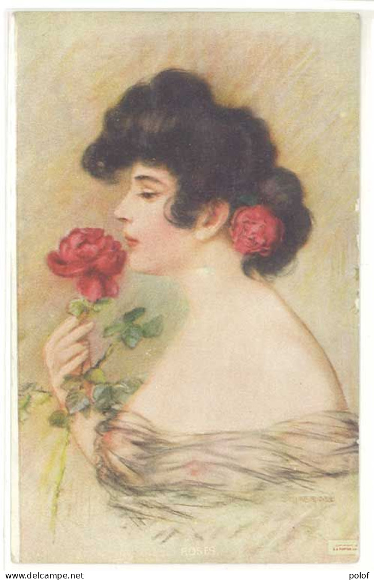 GROSS - Portrait Femme Et Rose (1) - Popper