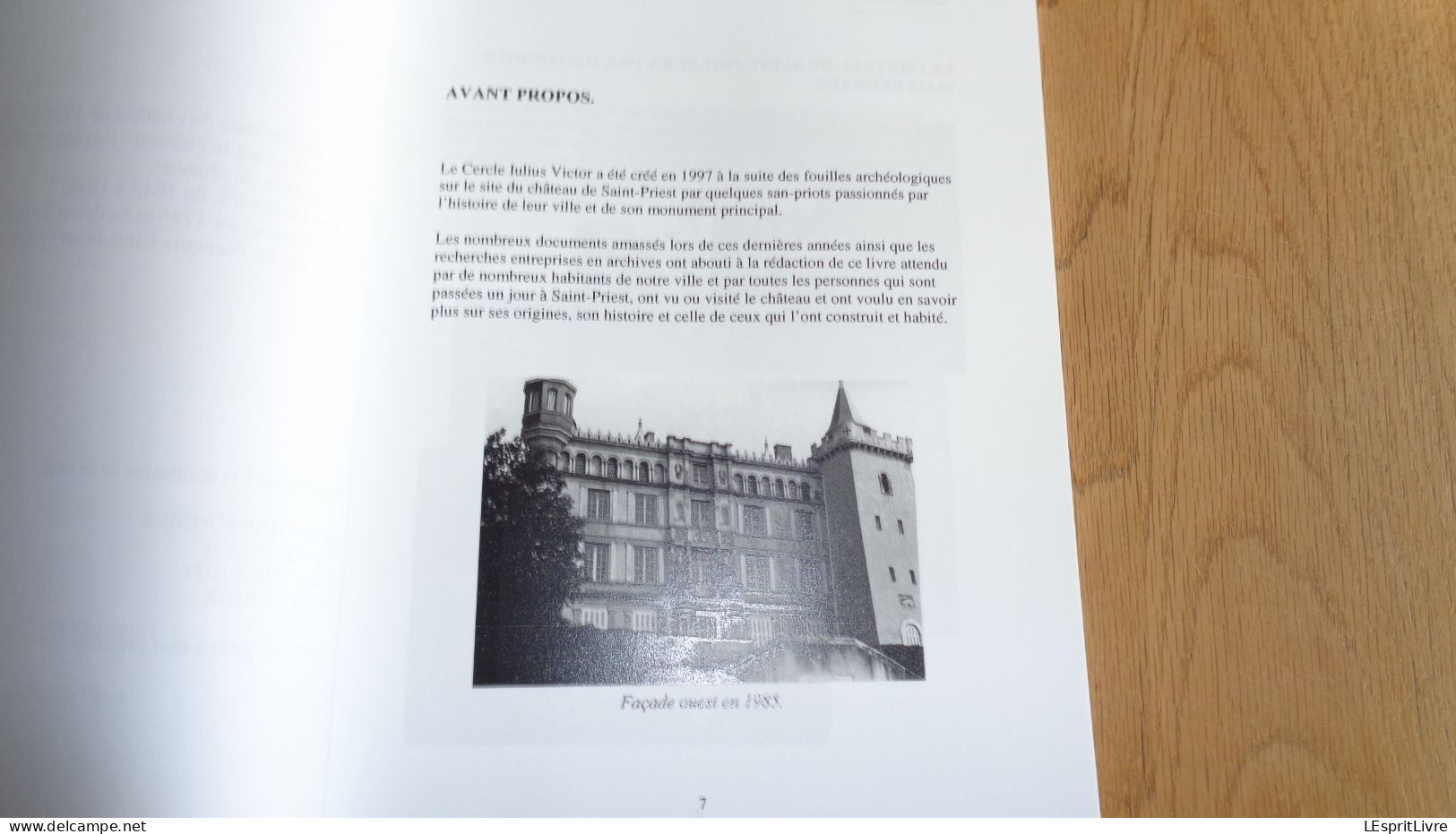 HISTOIRE DU CHÂTEAU DE SAINT PRIEST 1000 Ans D'Histoire Régionalisme Généalogie François Emmanuel Guignard Comte - Rhône-Alpes