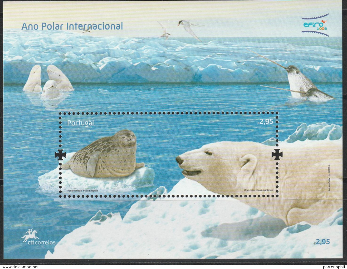 Portogallo Birds International Year Of The Arctic Polar Expedition Set MNH - Año Polar Internacional