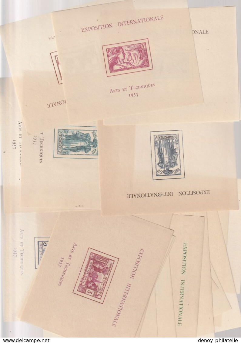 EXPOSITION INTERNATIONALES 1937 -24 BLOCS NEUFS ** LUXE - Cote 632 Net 190 Euros - 1937 Exposition Internationale De Paris