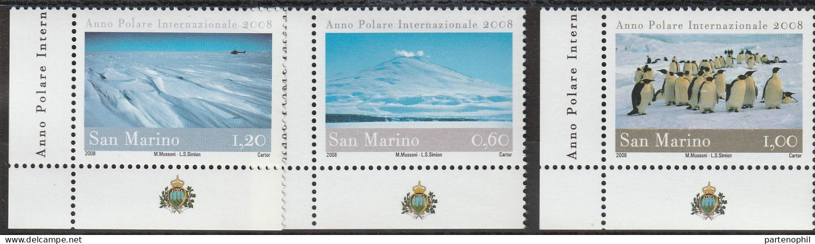 San Marino International Year Of The Arctic Polar Expedition Set MNH - International Polar Year