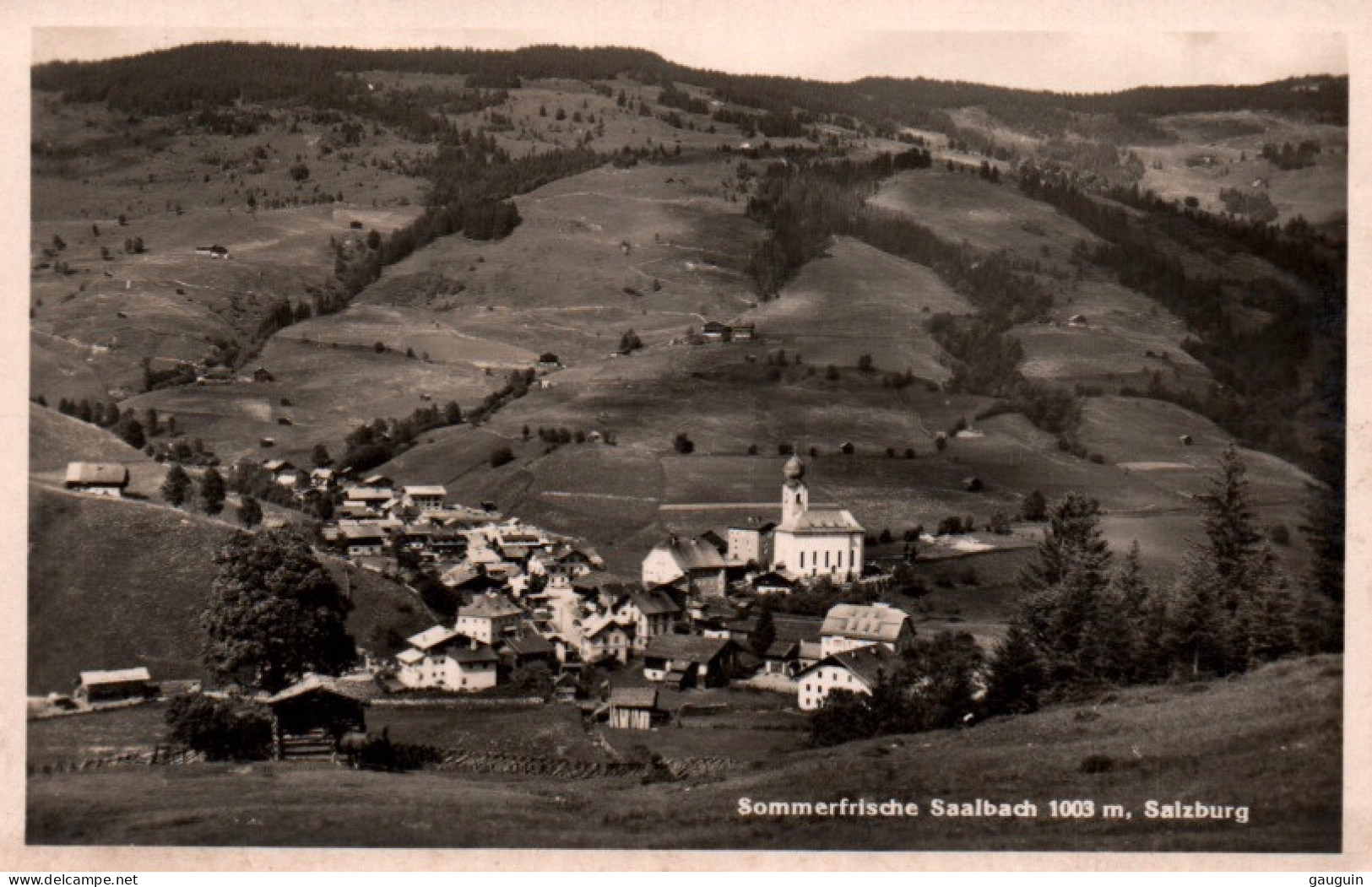 CPA - SAALBACH - Vues Panoramiques ... LOT 4 CP (format 9x14) - Saalbach