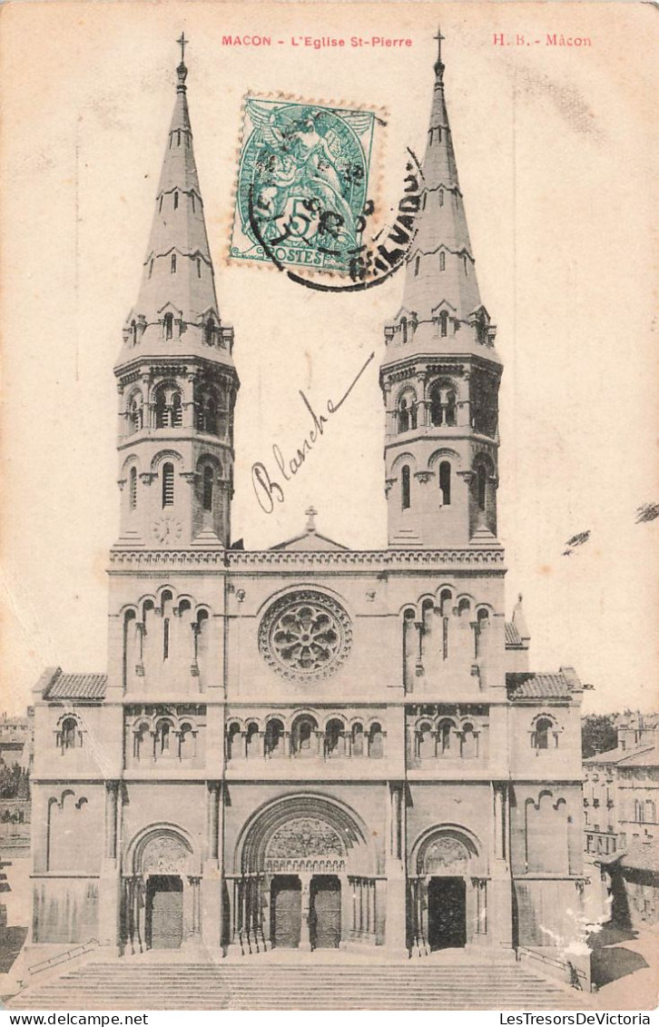 FRANCE - Macon - L'église Saint-Pierre - Carte Postale Ancienne - Macon