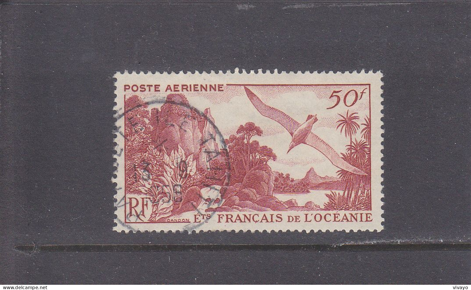 OCEANIE - O / FINE CANCELLED - 1948 - ALBATROS, MOOREA ISLAND - Yv. PA 26 - Mi. 232 - Used Stamps