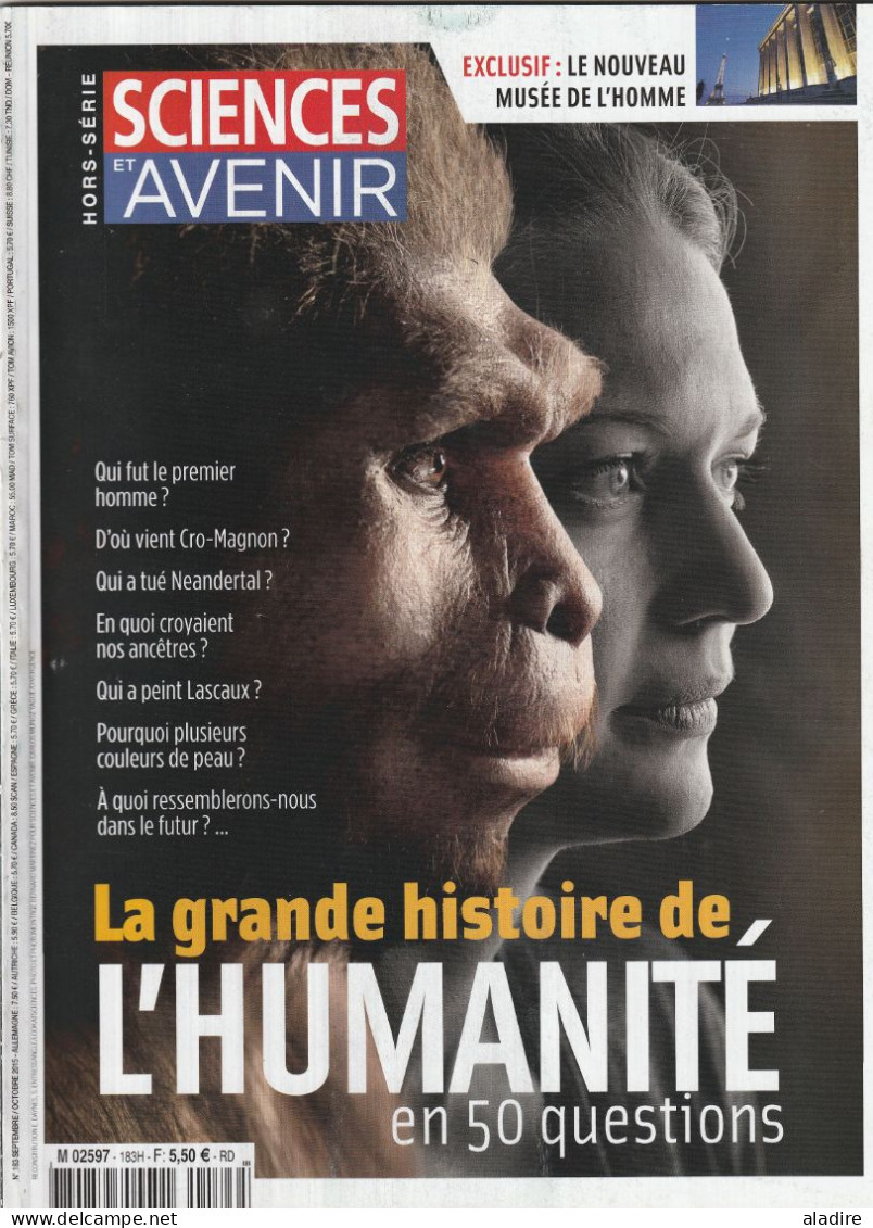 La Grande Histoire De L'humanité - Le Nouveau Musée De L'Homme... SCIENCES Et AVENIR - € 1.00 - Ciencia