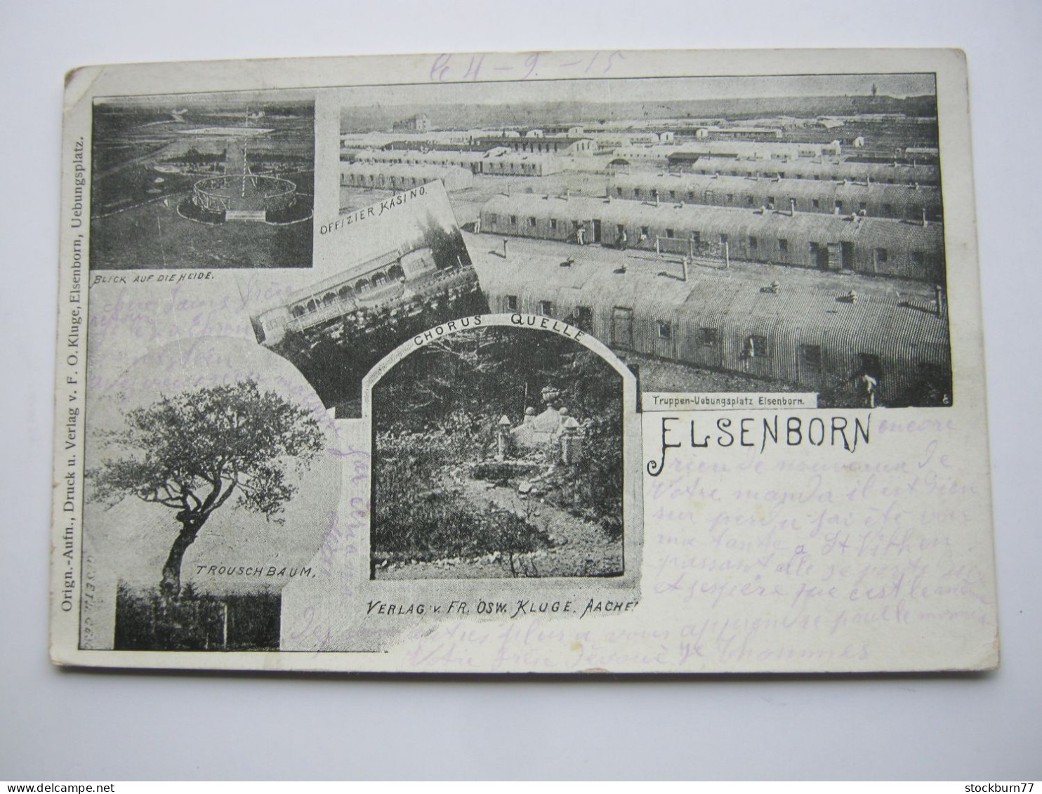 Elsenborn, Truppenübungsplatz, Camp , Schöne Karte  Um 1915 - Elsenborn (camp)