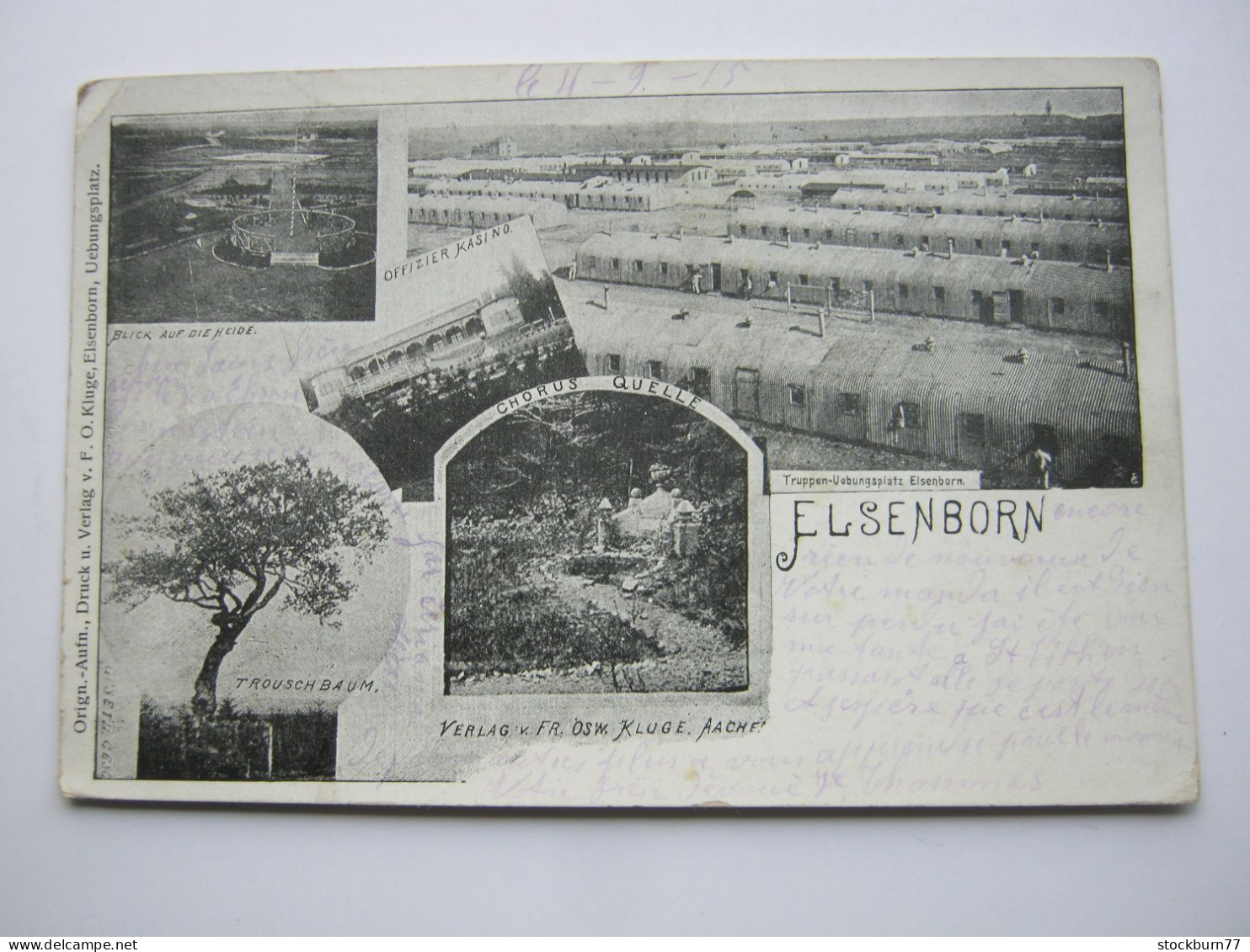 Elsenborn, Truppenübungsplatz, Camp , Schöne Karte  Um 1915 - Elsenborn (Kamp)