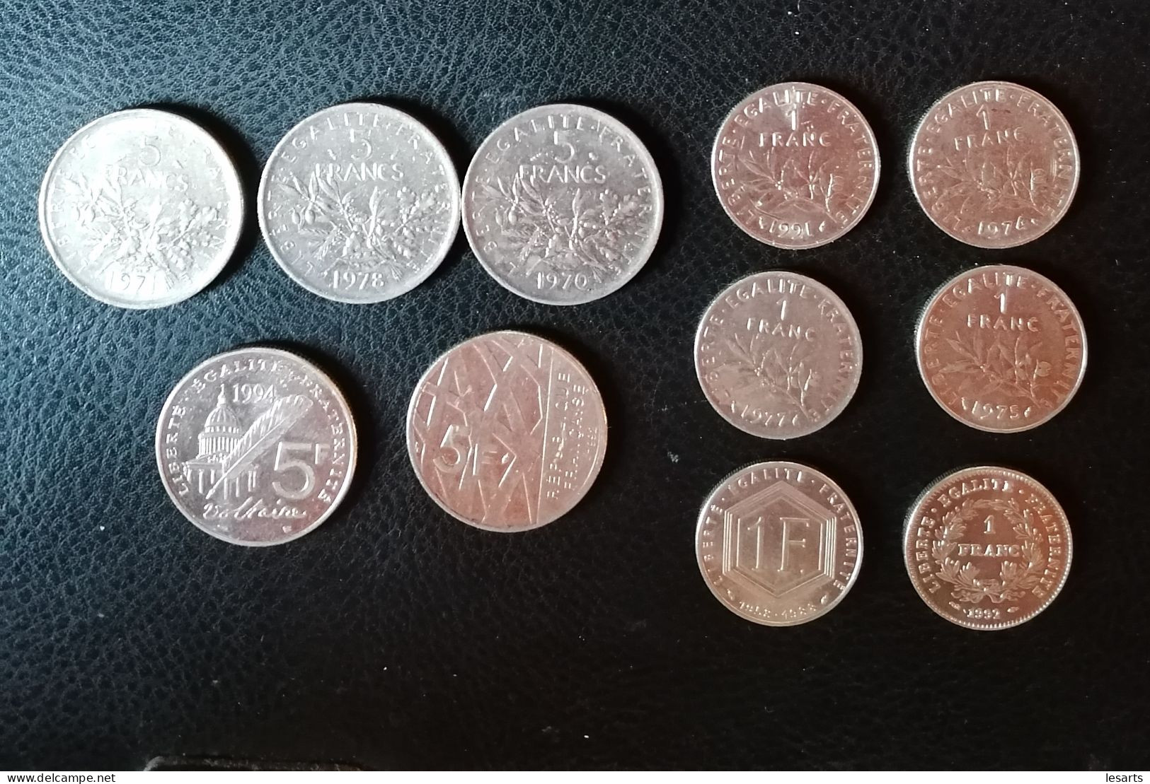 Lot De 11 Pieces De 5 Francs Et 1 Francs. - Vrac - Monnaies