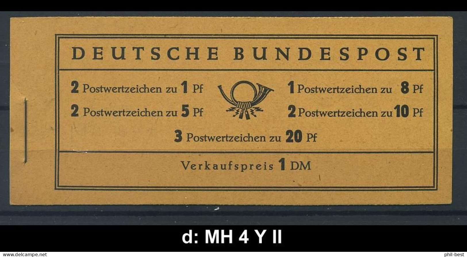 BRD MH 4 Y II Postfrisch! Bitte Auswaehlen! #M432d - 1951-1970