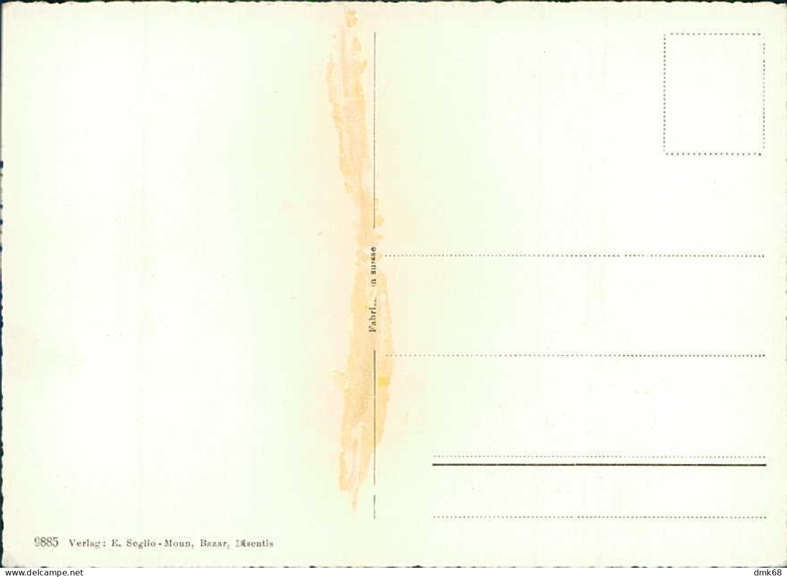 SWITZERLAND - DISENTIS - KLOSTER - VERLAG E. SEGLIO - 1950s (17122) - Disentis/Mustér