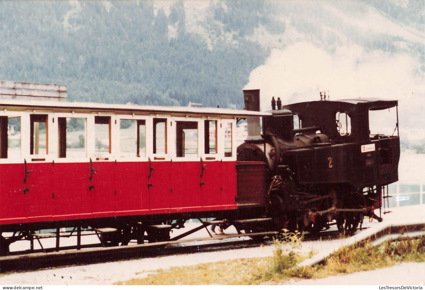 TRANSPORTS - Un Train En Marche - Colorisé - Carte Postale Ancienne - Eisenbahnen