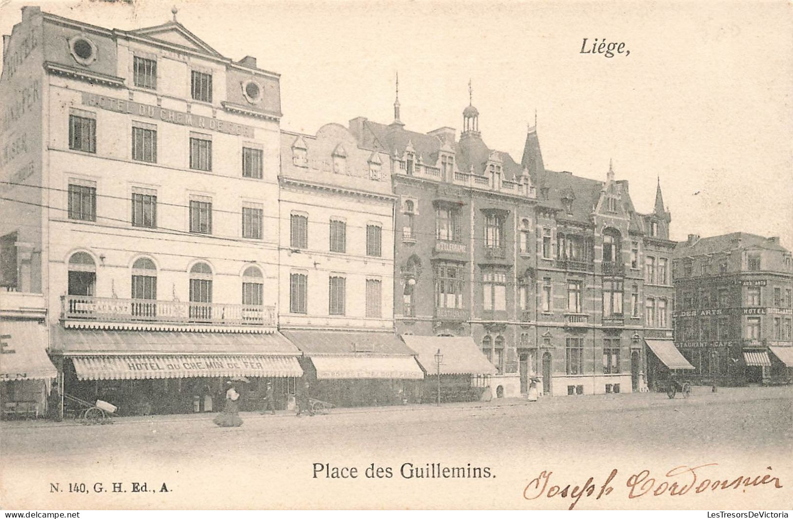 BELGIQUE - Liège - Place Des Guillemins - Carte Postale Ancienne - Liège