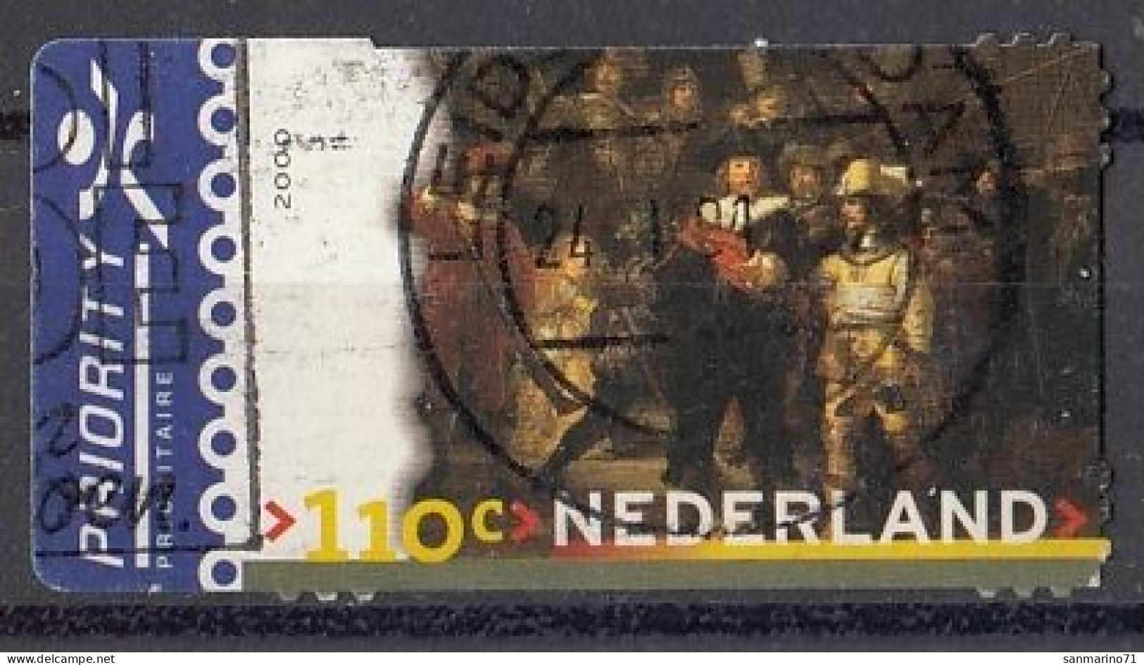 NETHERLANDS 1801,used,falc Hinged - Rembrandt