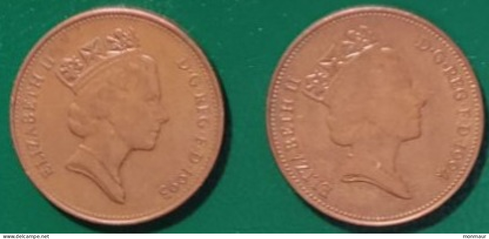 GRAN BRETAGNA  1993-94 TWO PENCE - 2 Pence & 2 New Pence