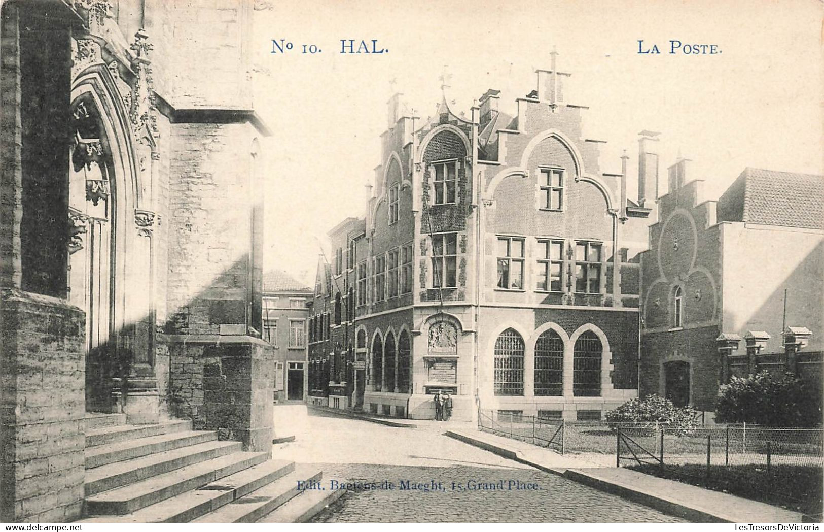 BELGIQUE - Hal - La Poste - Carte Postale Ancienne - Halle