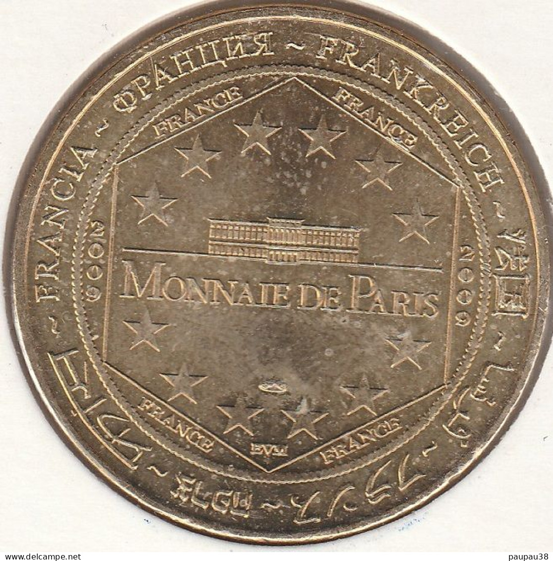 MONNAIE DE PARIS 2009 - 49 SAUMUR Château De Saumur - Face Cerclée - 2009