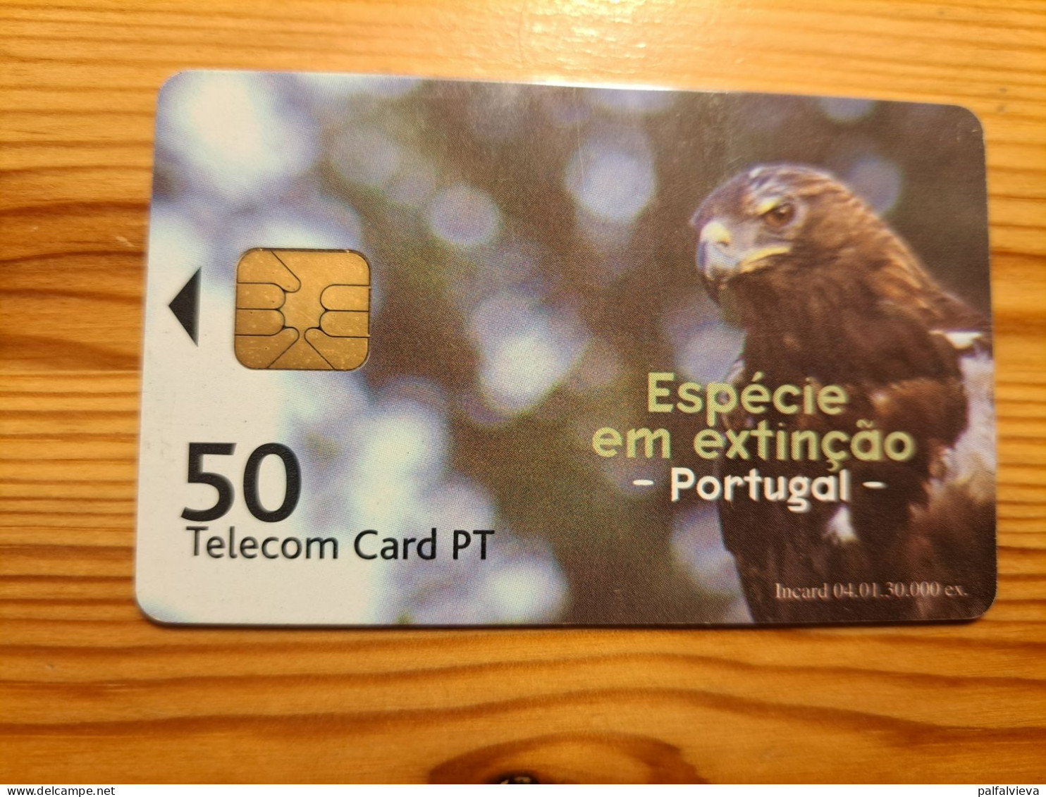 Phonecard Portugal - Bird, Eagle 30.000 Ex. - Portugal